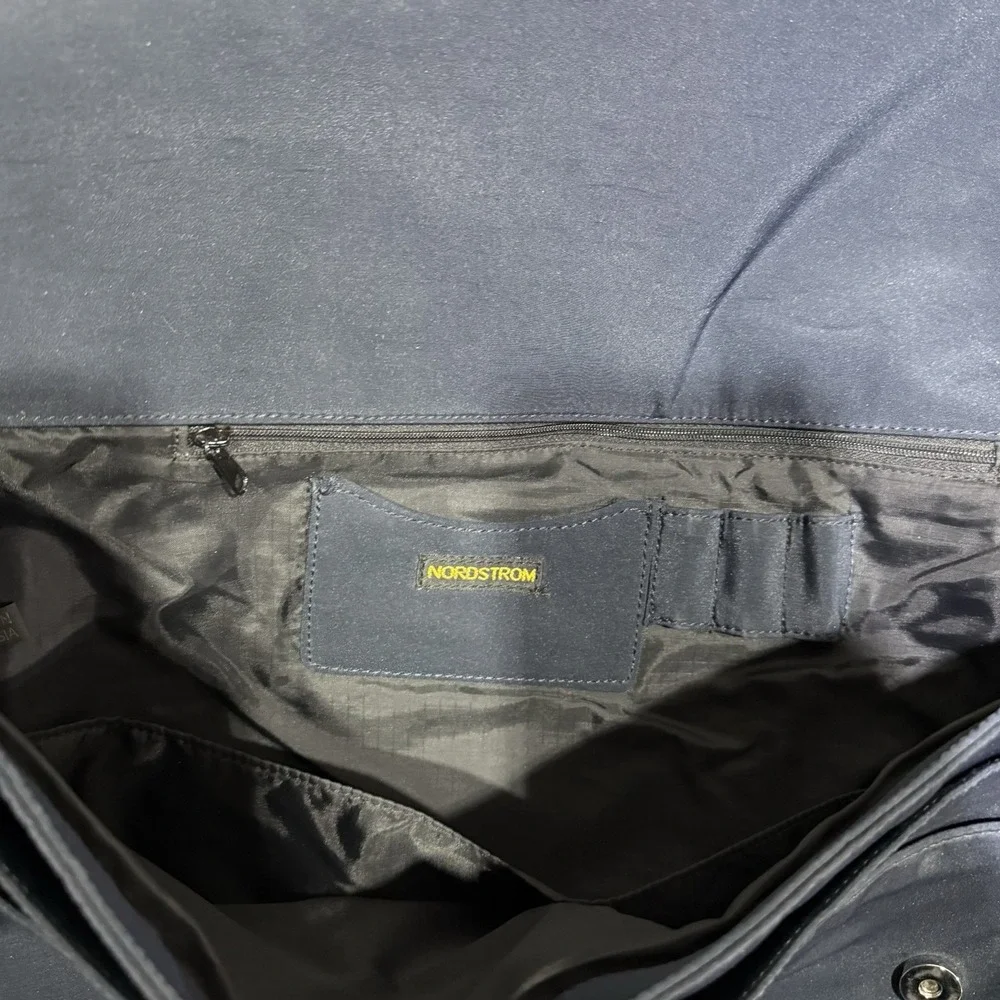 Nordstrom Water Resistant 16 Inch‎ Laptop Bag Navy Blue